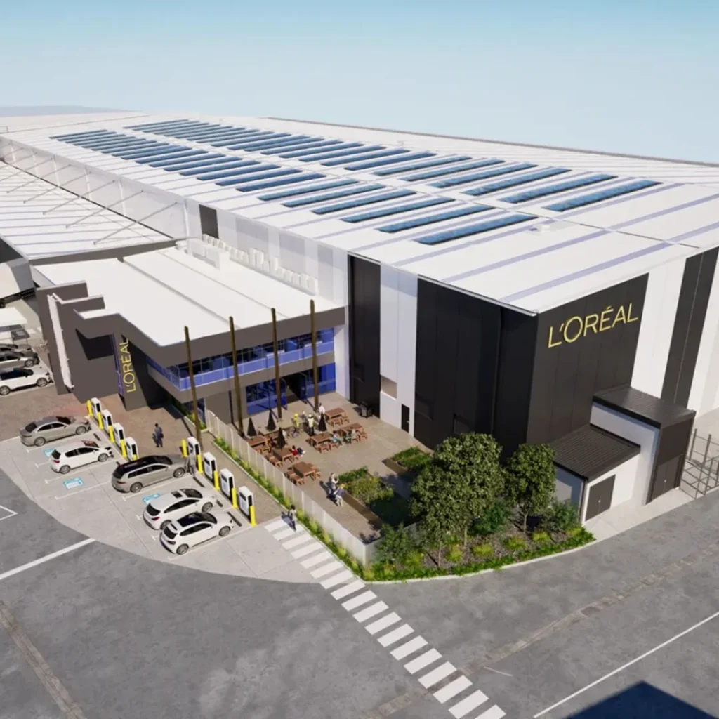 loreal-green-star-industrial-passive-fire-protection-2 L’Oréal Green Star 6 industrial facility in Auckland with passive fire protection by Passive Fire NZ.