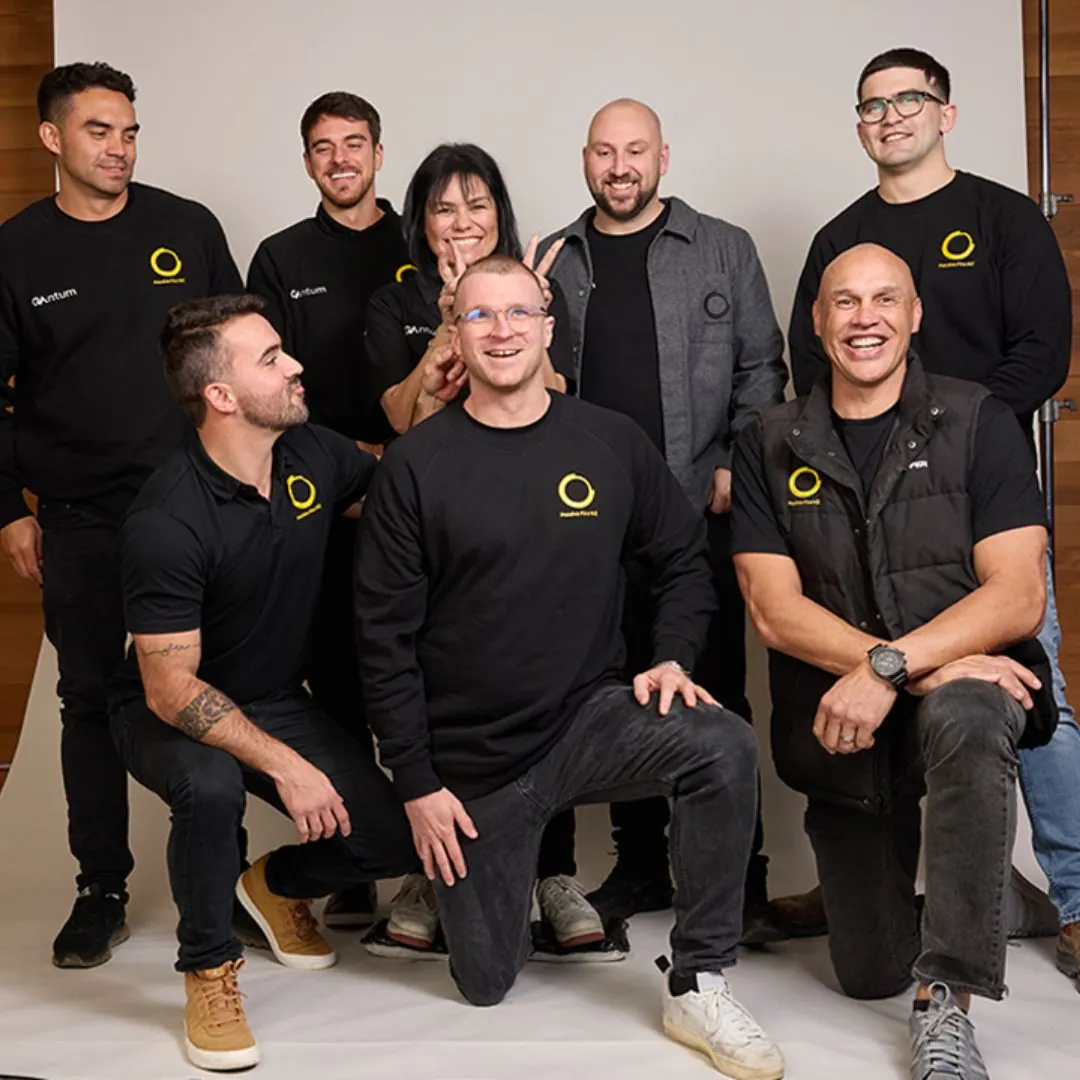 Passive Fire NZ team photo celebrating a successful year delivering passive fire protection projects across New Zealand.