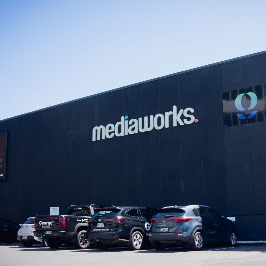 MediaWorks case study showing passive fire protection for a converted warehouse media facility in Auckland