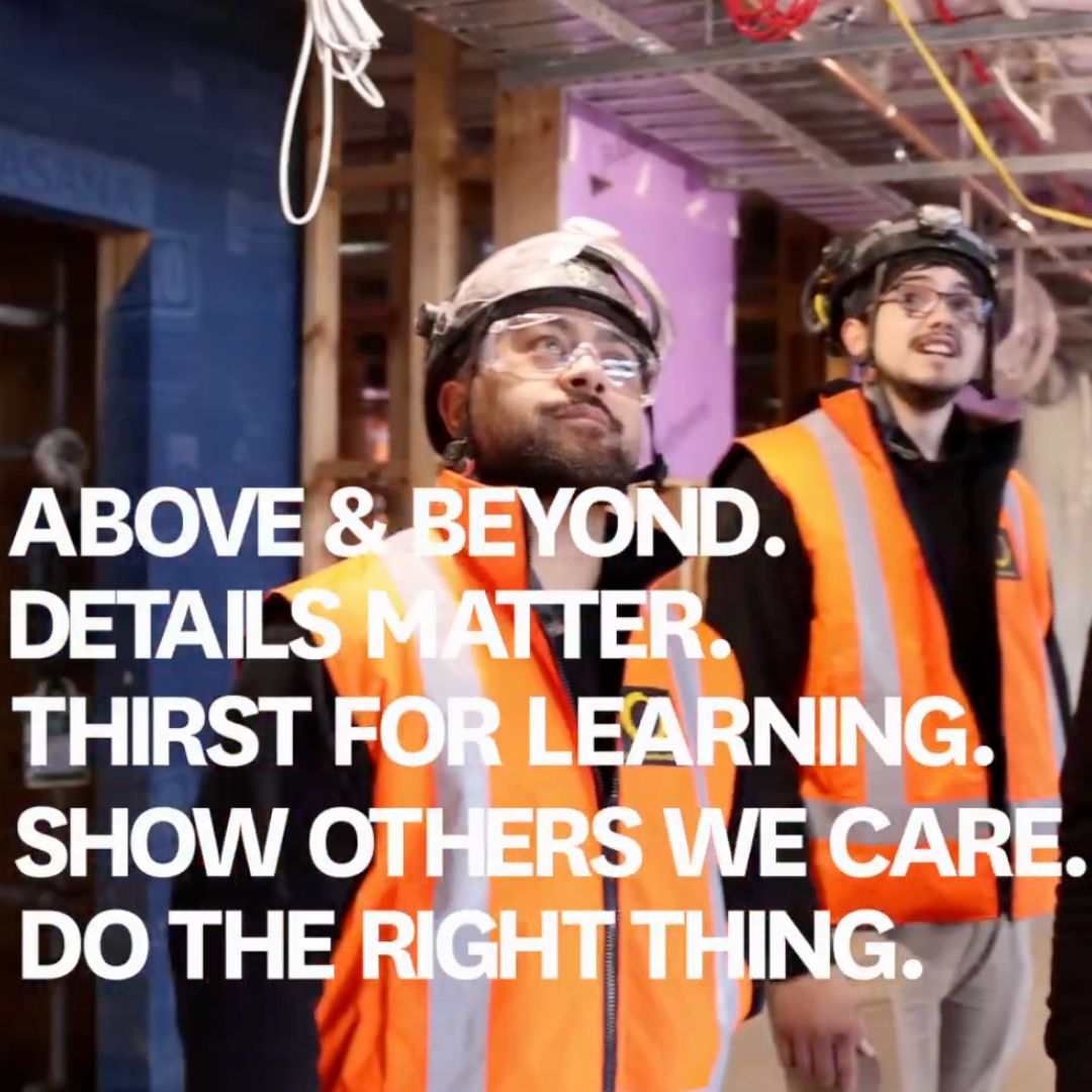 Passive Fire NZ team on site demonstrating company values through safe, compliant fire protection work