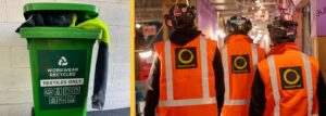 Passive Fire NZ workwear and PPE being recycled through Workwear Recycled, a New Zealand company specialising in secure recycling of used workwear and textiles.